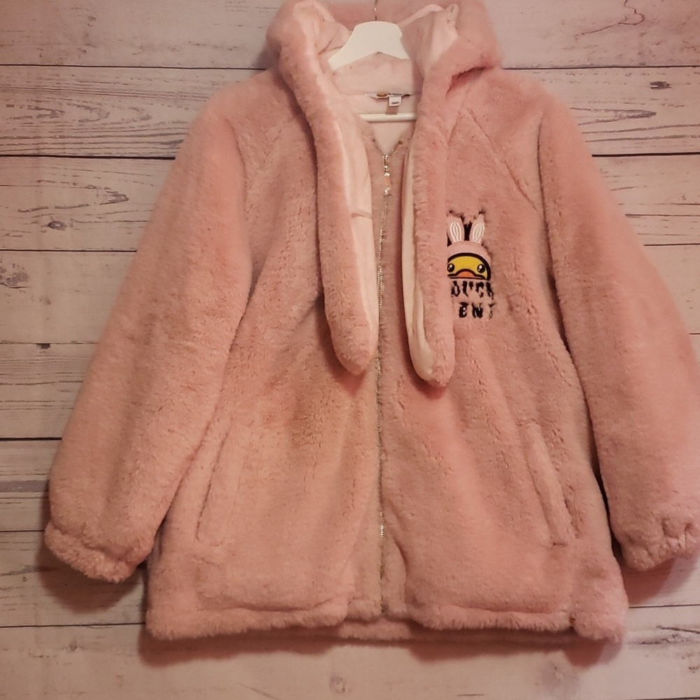 B.Duck Teens  fluffy fleece Jacket